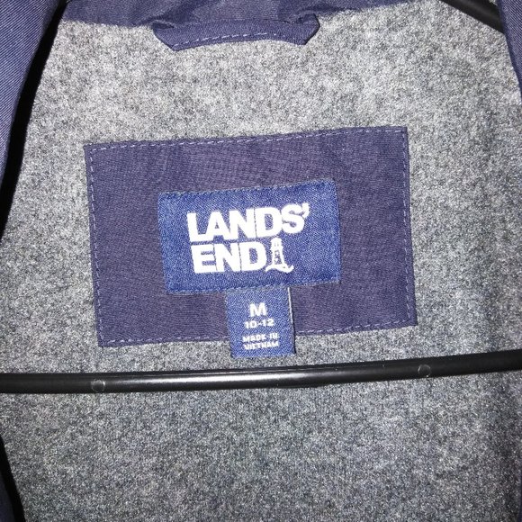 Lands' End Women Navy Blue Jacket - Picture 3 of 8